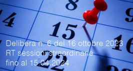 Delibera n. 6 del 16 ottobre 2023