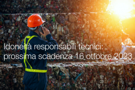 Idoneità responsabili tecnici: scadenza del 16 ottobre 2023