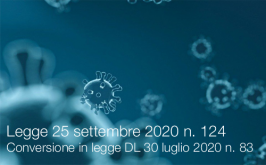 Legge 25 settembre 2020 n. 124 