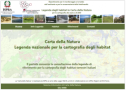 Nuova Legenda nazionale per la cartografia degli habitat