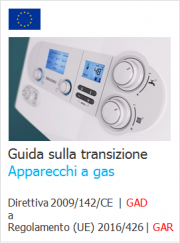 Guida transizione Regolamento (UE) 2016/426 Apparecchi a gas