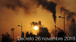 Decreto 26 novembre 2018 