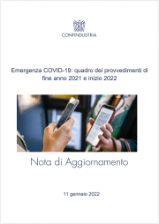 Confindustria Nota di Aggiornamento 11 gennaio 2022 - Emergenza COVID-19