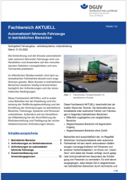 Automatisiert fahrende Fahrzeuge in betrieblichen Bereichen / Veicoli a guida automatizzata in aree aziendali Automatisiert fahrende Fahrzeuge in betrieblichen Bereichen / Veicoli a guida automatizzata in aree aziendali