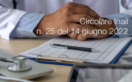 Circolare Inail n. 25 del 14 giugno 2022