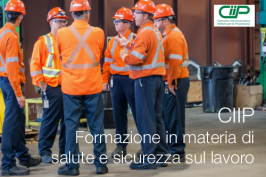 CIIP | Formazione in materia di salute e sicurezza sul lavoro CIIP | Formazione in materia di salute e sicurezza sul lavoro