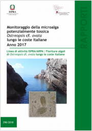 Monitoraggio della microalga potenzialmente tossica Ostreopsis 2017