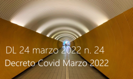 Decreto-Legge 24 marzo 2022 n. 24