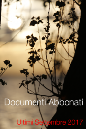 Ultimi Documenti abbonati | Settembre 2017