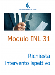 Richiesta di intervento ispettivo Richiesta di intervento ispettivo