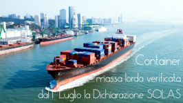 Container: dal 1° Luglio la Dichiarazione della massa lorda 