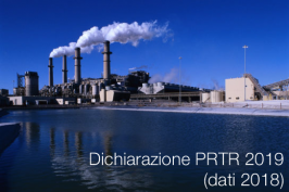 Dichiarazione PRTR 2019 (dati 2018): entro il 30 Aprile