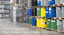 Corte di Cassazione - III Sez. Penale - Sent. 3 marzo 2021 n. 8498