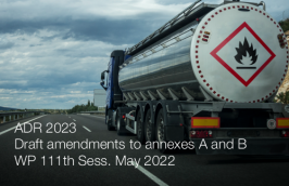 ADR 2023 Draft amendments to annexes A and B | WP 111th Sess. May 2022 ADR 2023 Draft amendments to annexes A and B | WP 111th Sess. May 2022