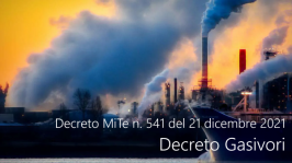 Decreto MiTE 21 dicembre 2021