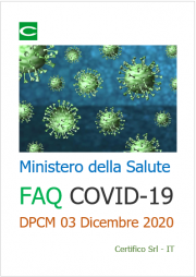 FAQ Ministero della Salute COVID-19 | DPCM 03 Dicembre 2020