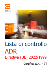 Lista di controllo ADR