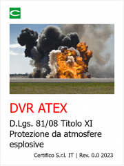 DVR ATEX | D.Lgs. 81/08 Titolo XI Protezione da atmosfere esplosive