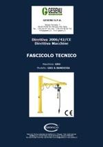 Fascicolo Tecnico Gru a bandiera