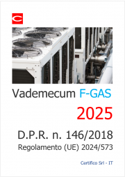 Vademecum Decreto F-GAS Vademecum Decreto F-GAS