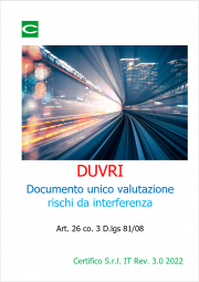 DUVRI Documento Unico Valutazione Rischi Interferenze - Modello doc DUVRI Documento Unico Valutazione Rischi Interferenze - Modello doc