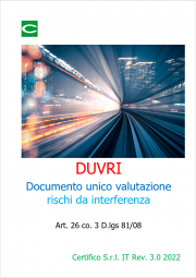 DUVRI Documento Unico Valutazione Rischi Interferenze - Modello doc