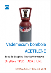 Vademecum bombole Acetilene