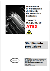 Documento di Valutazione del Rischio ATEX