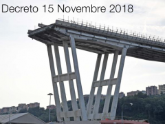 Decreto 15 Novembre 2018 ST appalto lavori di demolizione ponte Morandi
