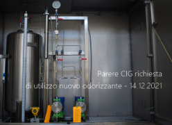 Parere CIG richiesta di utilizzo nuovo odorizzante - 14.12.2021