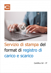 Servizio di stampa del format di registro di carico e scarico Servizio di stampa del format di registro di carico e scarico
