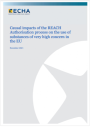 Causal impacts REACH Authorisation process on the use SVHC in the EU