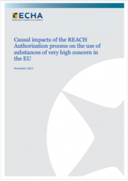 Causal impacts REACH Authorisation process on the use SVHC in the EU Causal impacts REACH Authorisation process on the use SVHC in the EU