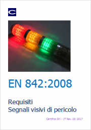 EN 842:2008 Requisiti Segnali visivi di pericolo EN 842:2008 Requisiti Segnali visivi di pericolo