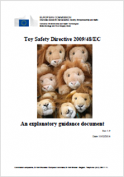 Guidance document on the application of Directive 2009/48/EC on the Safety Toys - Rev. 1.9 2016