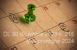 Decreto-Legge 30 dicembre 2023 n. 215