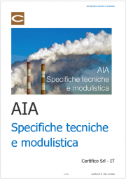 AIA | Specifiche tecniche e modulistica AIA | Specifiche tecniche e modulistica