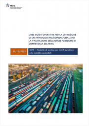 Linee Guida approccio multidimensionale valutazione delle opere pubbliche Linee Guida approccio multidimensionale valutazione delle opere pubbliche