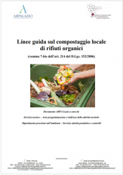 Linee guida sul compostaggio dei rifiuti organici Linee guida sul compostaggio dei rifiuti organici
