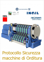 Protocollo Sicurezza macchine di orditura Protocollo Sicurezza macchine di orditura
