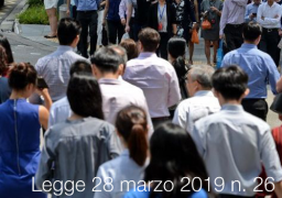 Legge 28 marzo 2019 n. 26 Legge 28 marzo 2019 n. 26