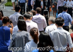 Legge 28 marzo 2019 n. 26 