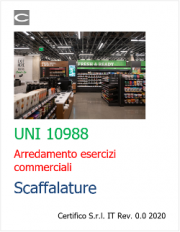 UNI 10988: Arredamento esercizi commerciali | Scaffalature UNI 10988: Arredamento esercizi commerciali | Scaffalature