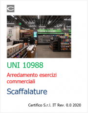 UNI 10988: Arredamento esercizi commerciali | Scaffalature