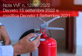 Nota VVF n. 12892 del 19 Settembre 2022 Nota VVF n. 12892 del 19 Settembre 2022