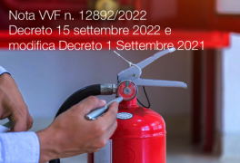 Nota VVF n. 12892 del 19 Settembre 2022