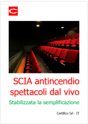 SCIA antincendio spettacoli dal vivo SCIA antincendio spettacoli dal vivo