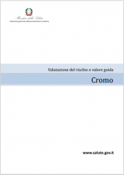 Valutazione del rischio e valore guida acque - Cromo Valutazione del rischio e valore guida acque - Cromo