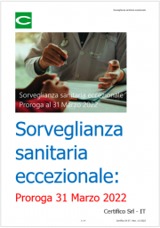 Sorveglianza sanitaria eccezionale