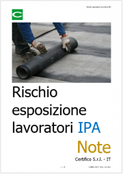 Rischio esposizione lavoratori IPA